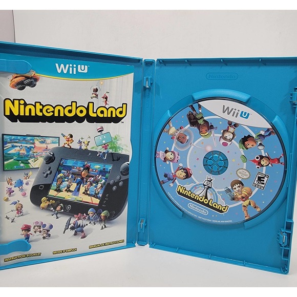 Nintendo Land Nintendo Wii U Complete W/ Manual Tested Condition - Picture 3 of 6